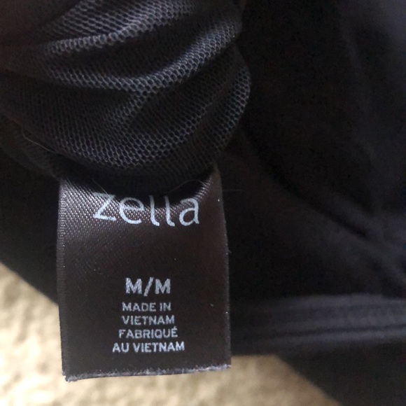 Zella Black Workout Athletic Leggings Medium - Picture 4 of 6